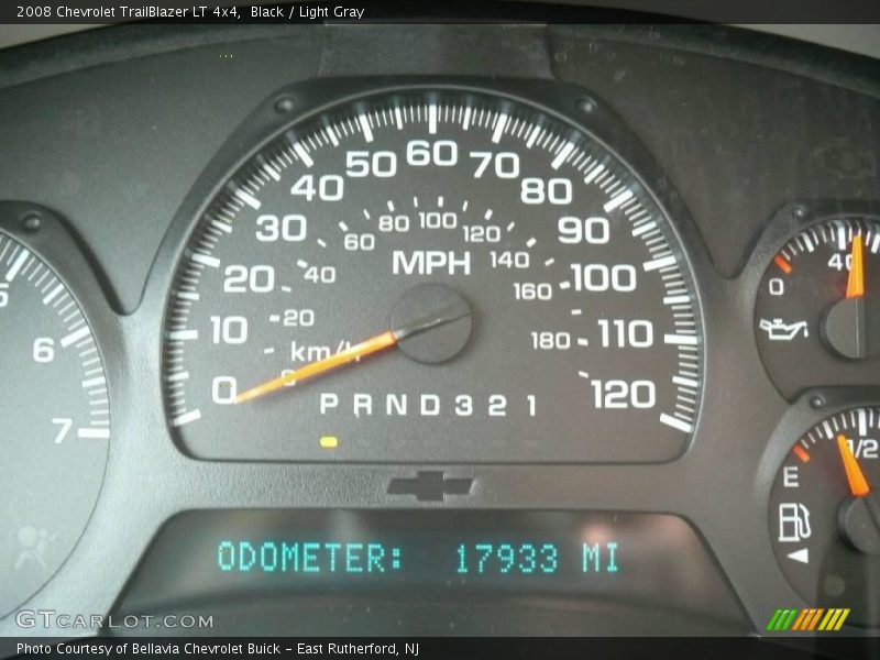Black / Light Gray 2008 Chevrolet TrailBlazer LT 4x4