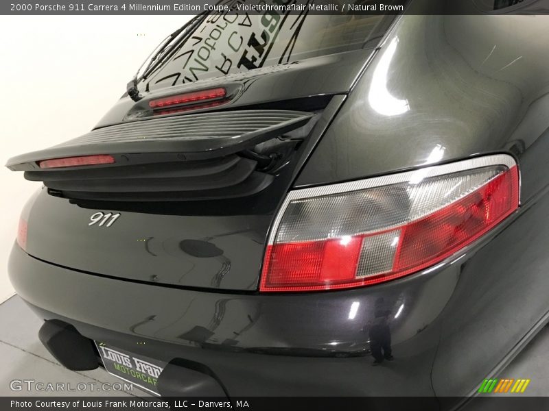 Violettchromaflair Metallic / Natural Brown 2000 Porsche 911 Carrera 4 Millennium Edition Coupe