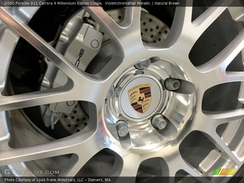 Violettchromaflair Metallic / Natural Brown 2000 Porsche 911 Carrera 4 Millennium Edition Coupe