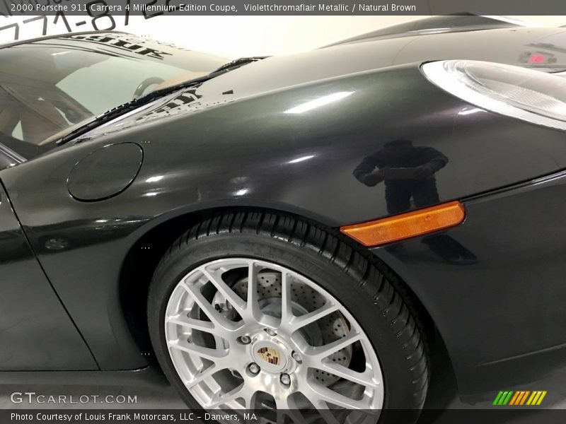 Violettchromaflair Metallic / Natural Brown 2000 Porsche 911 Carrera 4 Millennium Edition Coupe
