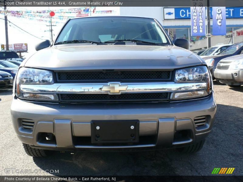 Graystone Metallic / Light Gray 2008 Chevrolet TrailBlazer LS 4x4