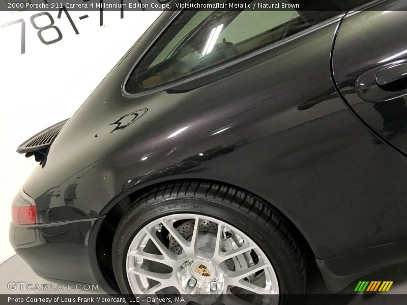Violettchromaflair Metallic / Natural Brown 2000 Porsche 911 Carrera 4 Millennium Edition Coupe