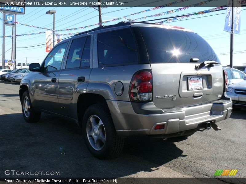 Graystone Metallic / Light Gray 2008 Chevrolet TrailBlazer LS 4x4