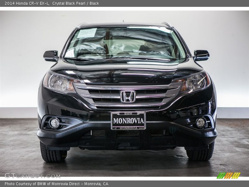 Crystal Black Pearl / Black 2014 Honda CR-V EX-L