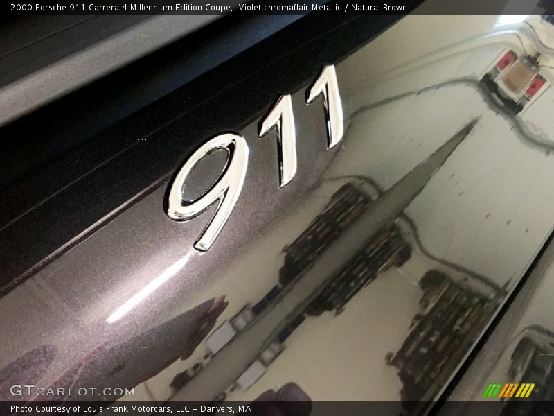Violettchromaflair Metallic / Natural Brown 2000 Porsche 911 Carrera 4 Millennium Edition Coupe