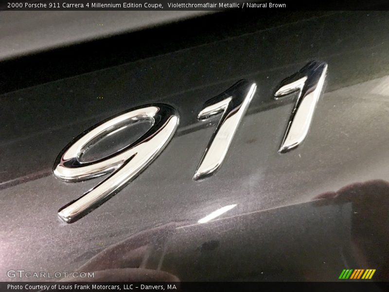 Violettchromaflair Metallic / Natural Brown 2000 Porsche 911 Carrera 4 Millennium Edition Coupe