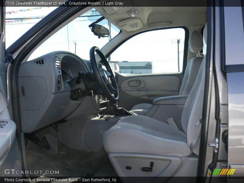 Graystone Metallic / Light Gray 2008 Chevrolet TrailBlazer LS 4x4