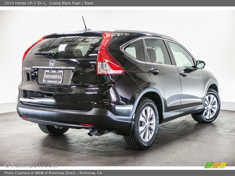 Crystal Black Pearl / Black 2014 Honda CR-V EX-L