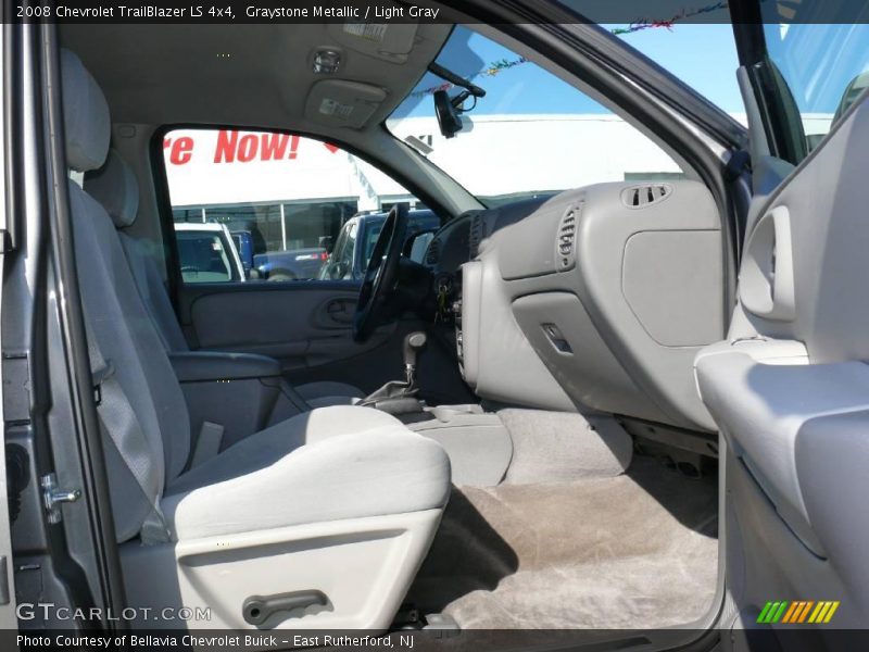 Graystone Metallic / Light Gray 2008 Chevrolet TrailBlazer LS 4x4