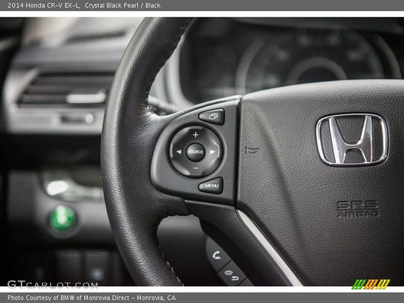 Crystal Black Pearl / Black 2014 Honda CR-V EX-L