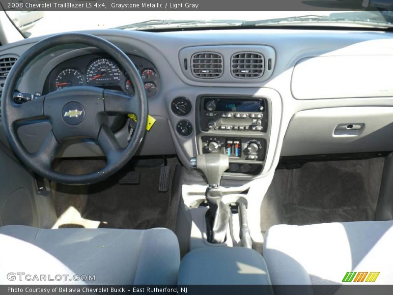 Graystone Metallic / Light Gray 2008 Chevrolet TrailBlazer LS 4x4