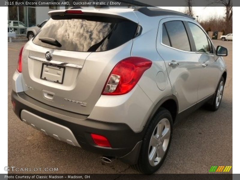 Quicksilver Metallic / Ebony 2016 Buick Encore Convenience AWD