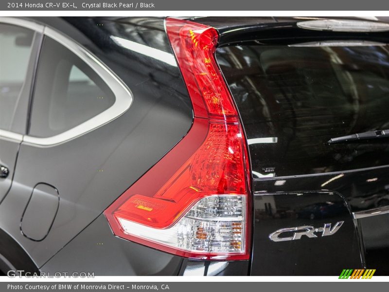 Crystal Black Pearl / Black 2014 Honda CR-V EX-L