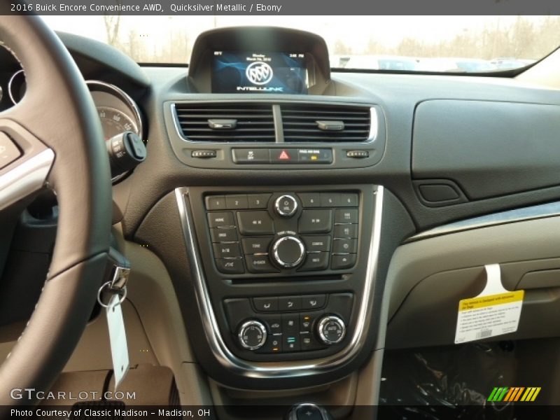 Quicksilver Metallic / Ebony 2016 Buick Encore Convenience AWD