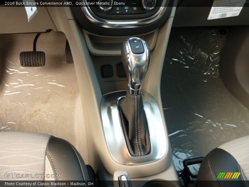 Quicksilver Metallic / Ebony 2016 Buick Encore Convenience AWD
