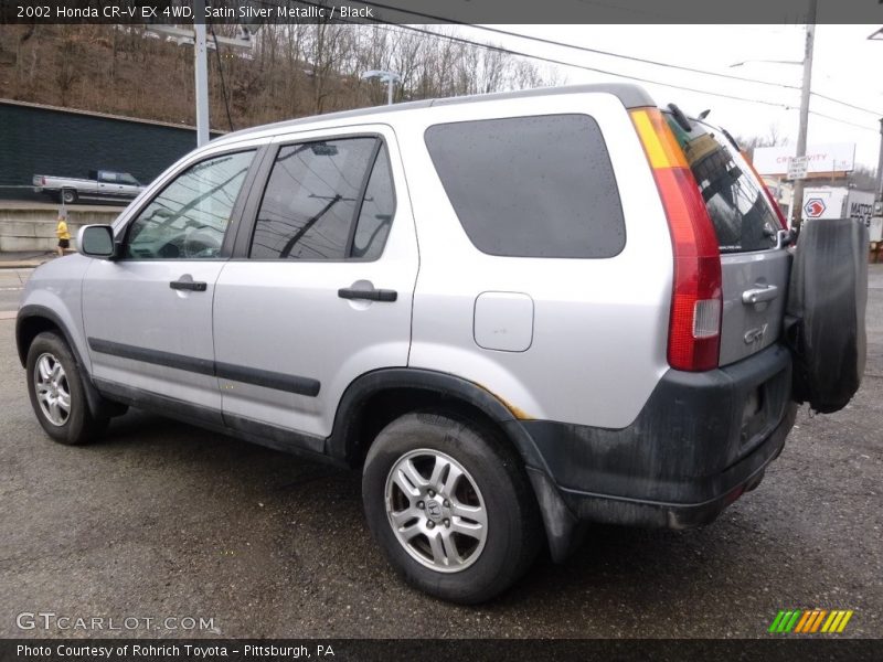 Satin Silver Metallic / Black 2002 Honda CR-V EX 4WD