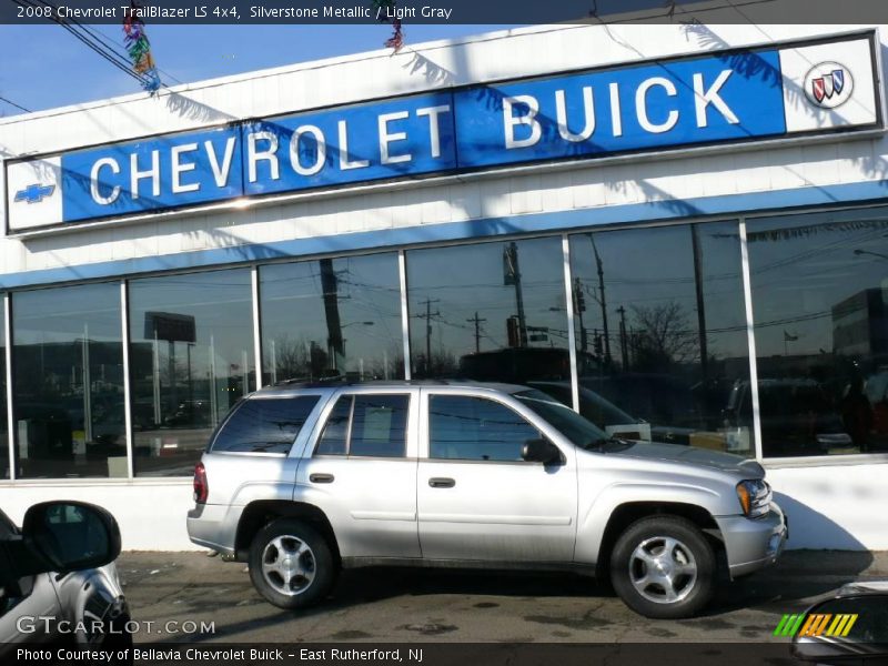 Silverstone Metallic / Light Gray 2008 Chevrolet TrailBlazer LS 4x4
