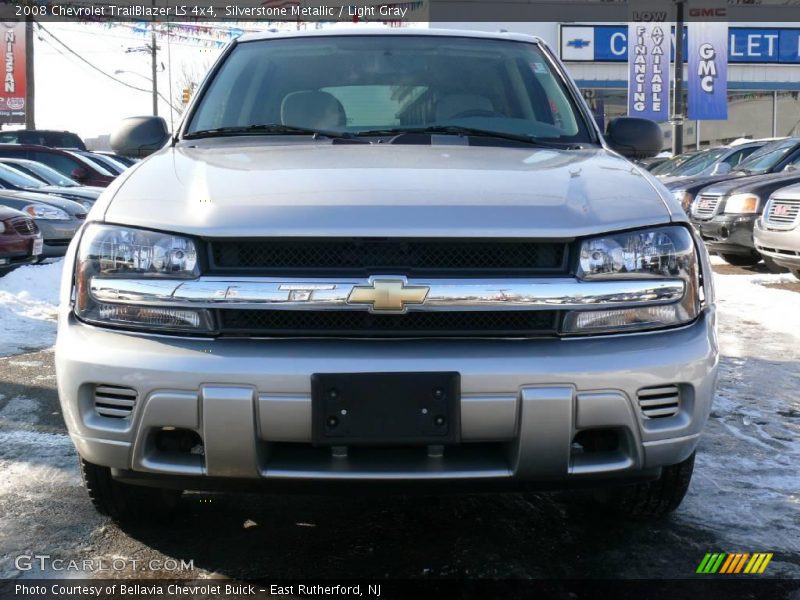 Silverstone Metallic / Light Gray 2008 Chevrolet TrailBlazer LS 4x4