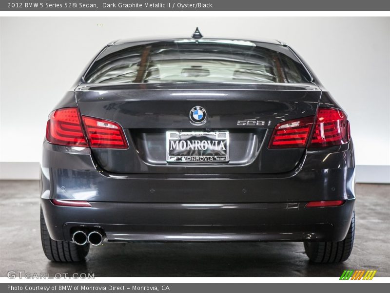 Dark Graphite Metallic II / Oyster/Black 2012 BMW 5 Series 528i Sedan