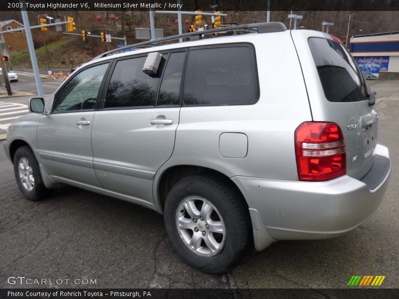 Millenium Silver Metallic / Ivory 2003 Toyota Highlander V6