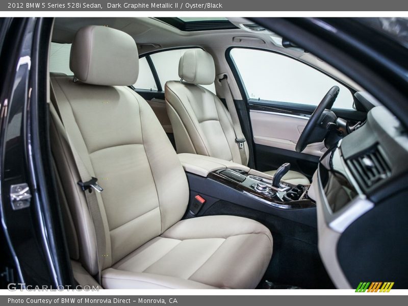 Dark Graphite Metallic II / Oyster/Black 2012 BMW 5 Series 528i Sedan