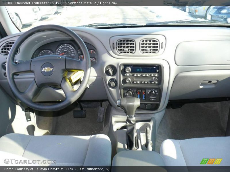 Silverstone Metallic / Light Gray 2008 Chevrolet TrailBlazer LS 4x4