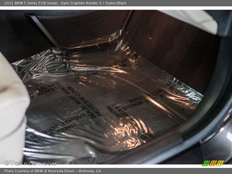 Dark Graphite Metallic II / Oyster/Black 2012 BMW 5 Series 528i Sedan