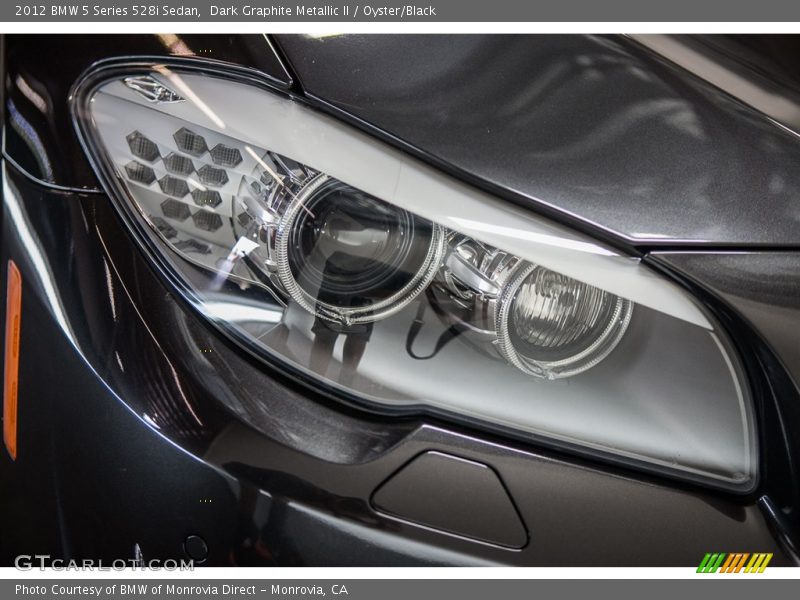 Dark Graphite Metallic II / Oyster/Black 2012 BMW 5 Series 528i Sedan