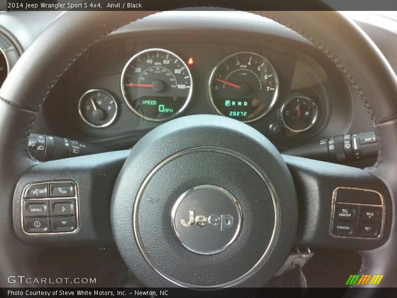 Anvil / Black 2014 Jeep Wrangler Sport S 4x4