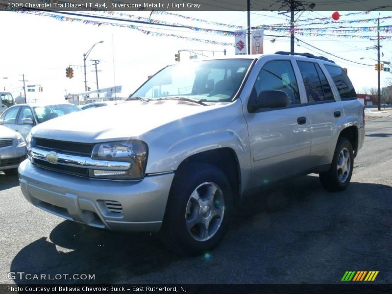 Silverstone Metallic / Light Gray 2008 Chevrolet TrailBlazer LT 4x4