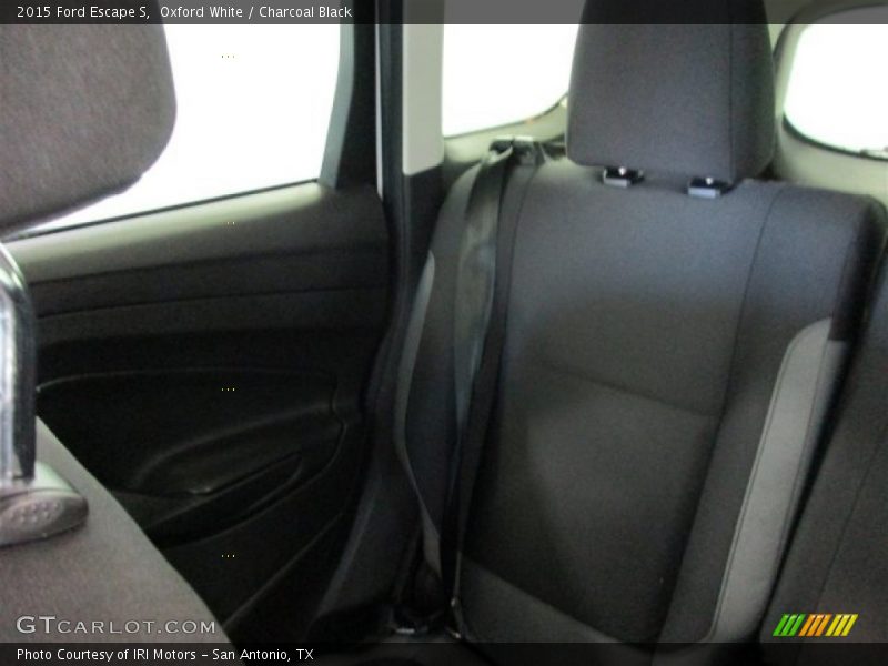 Oxford White / Charcoal Black 2015 Ford Escape S