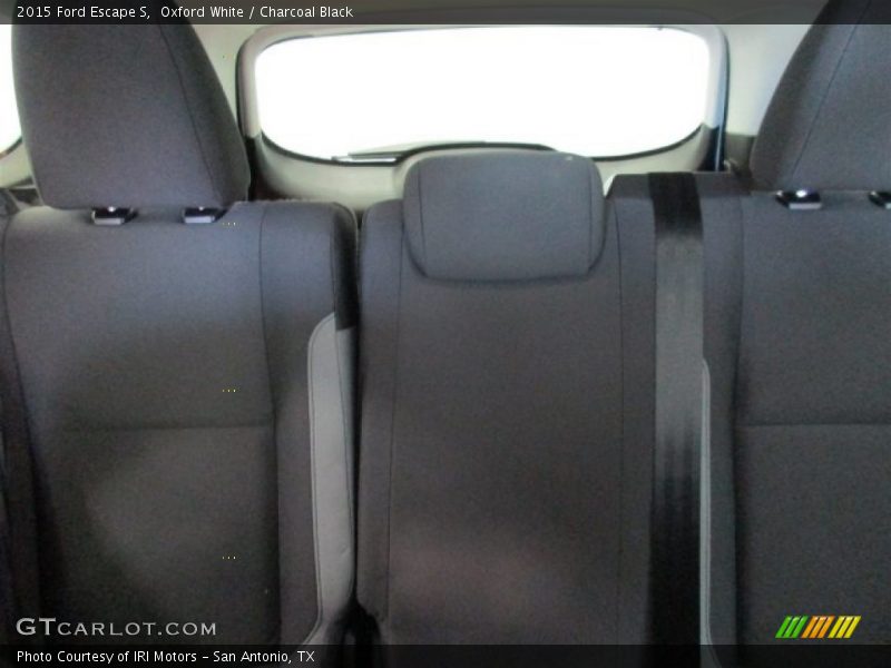 Oxford White / Charcoal Black 2015 Ford Escape S