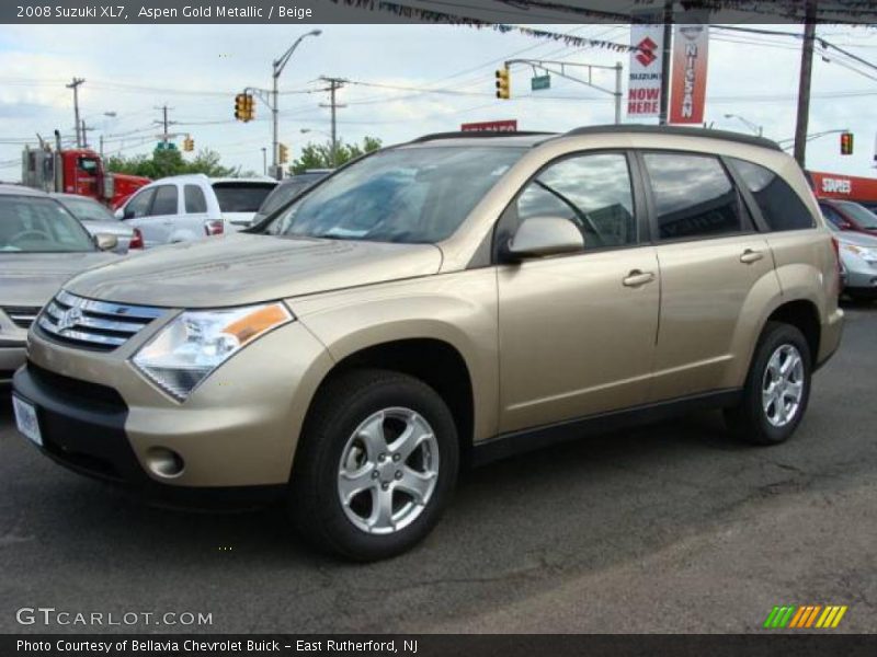 Aspen Gold Metallic / Beige 2008 Suzuki XL7