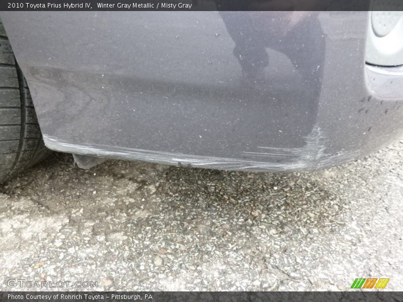 Winter Gray Metallic / Misty Gray 2010 Toyota Prius Hybrid IV