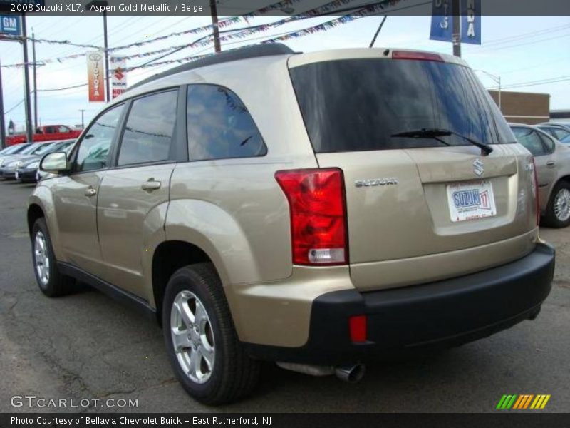 Aspen Gold Metallic / Beige 2008 Suzuki XL7