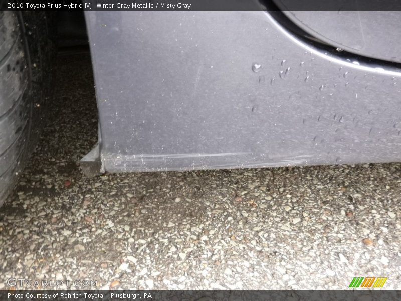 Winter Gray Metallic / Misty Gray 2010 Toyota Prius Hybrid IV
