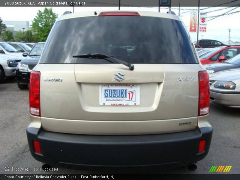 Aspen Gold Metallic / Beige 2008 Suzuki XL7