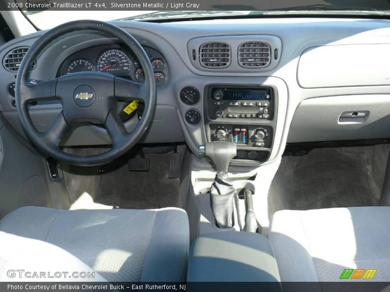 Silverstone Metallic / Light Gray 2008 Chevrolet TrailBlazer LT 4x4