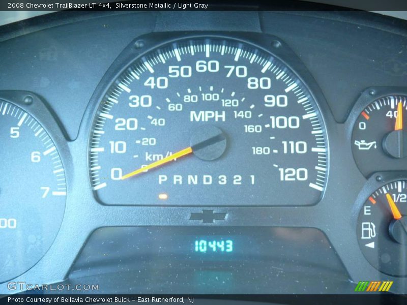 Silverstone Metallic / Light Gray 2008 Chevrolet TrailBlazer LT 4x4