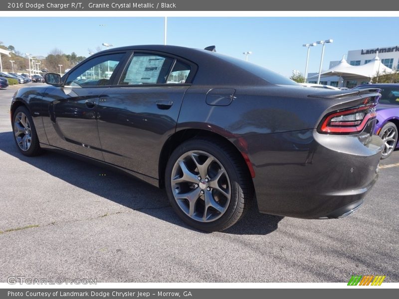 Granite Crystal Metallic / Black 2016 Dodge Charger R/T