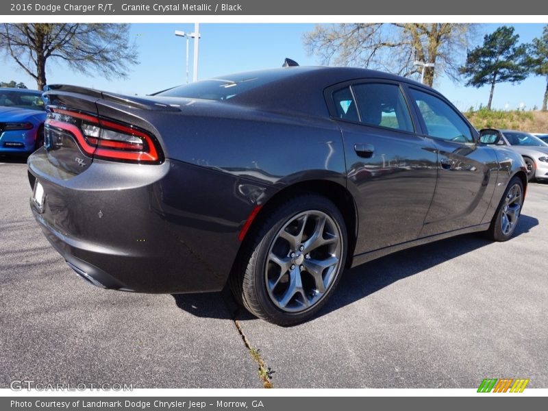 Granite Crystal Metallic / Black 2016 Dodge Charger R/T