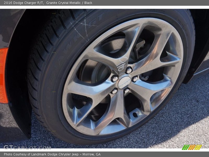 Granite Crystal Metallic / Black 2016 Dodge Charger R/T