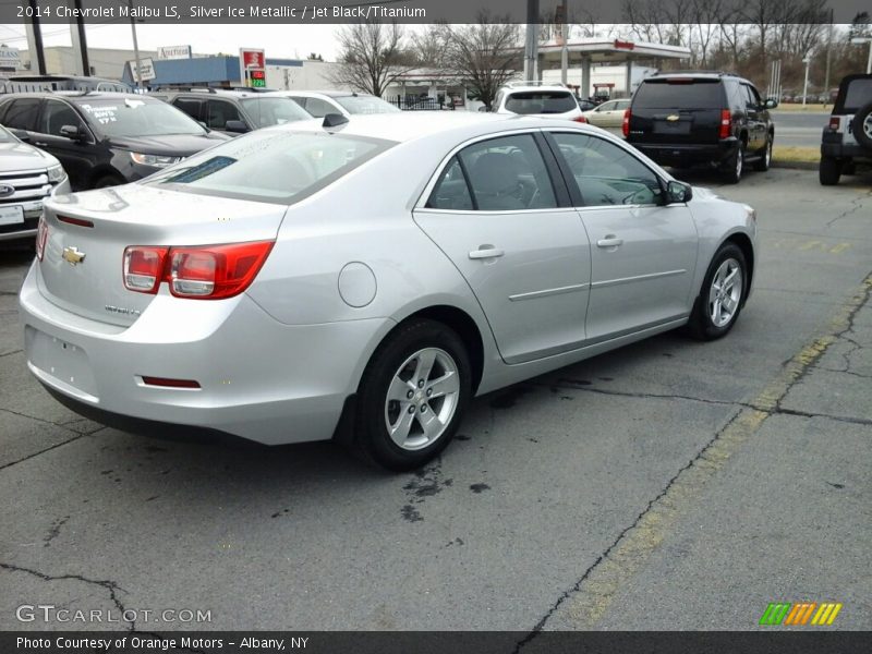 Silver Ice Metallic / Jet Black/Titanium 2014 Chevrolet Malibu LS