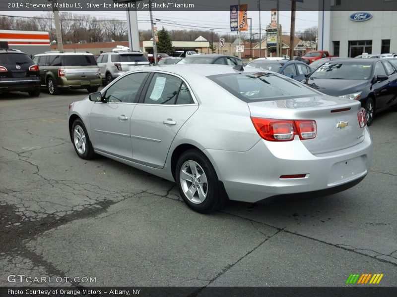 Silver Ice Metallic / Jet Black/Titanium 2014 Chevrolet Malibu LS