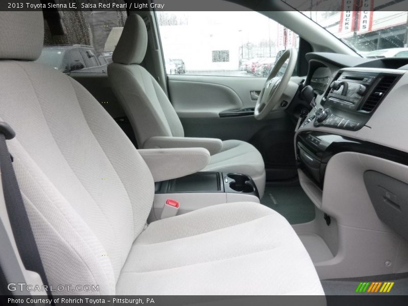 Salsa Red Pearl / Light Gray 2013 Toyota Sienna LE