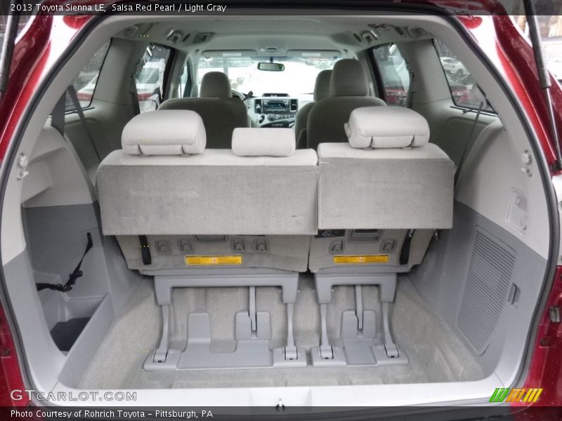 Salsa Red Pearl / Light Gray 2013 Toyota Sienna LE