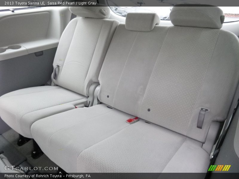 Salsa Red Pearl / Light Gray 2013 Toyota Sienna LE