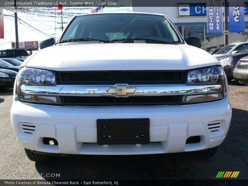 Summit White / Light Gray 2008 Chevrolet TrailBlazer LS 4x4