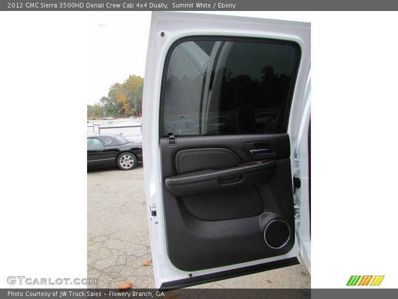 Summit White / Ebony 2012 GMC Sierra 3500HD Denali Crew Cab 4x4 Dually