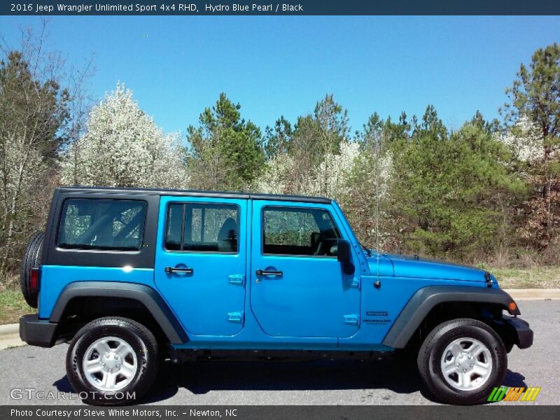  2016 Wrangler Unlimited Sport 4x4 RHD Hydro Blue Pearl